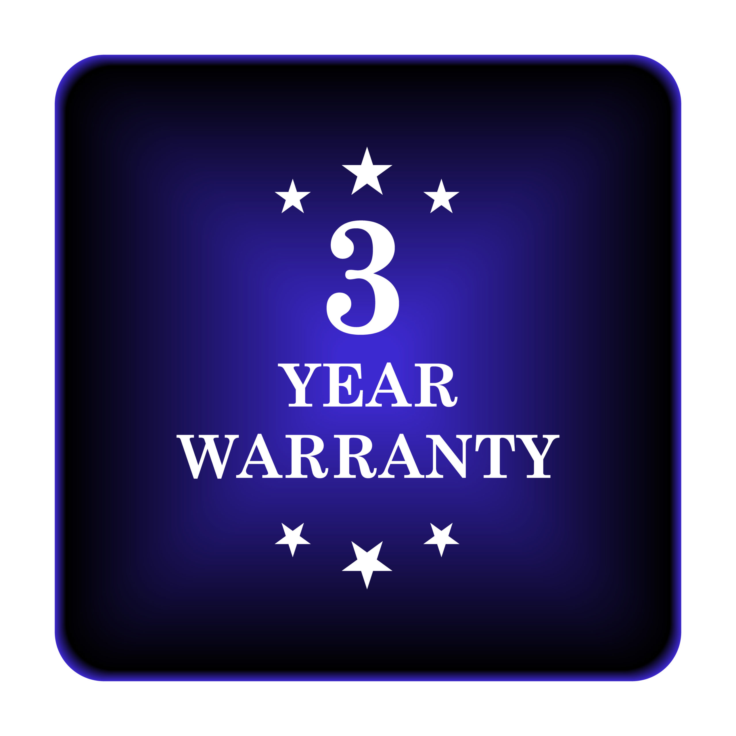 3 year warranty icon